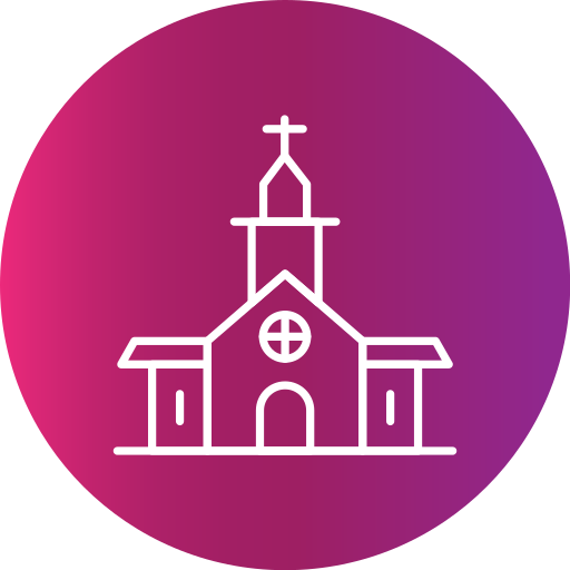 Church Generic Flat Gradient icon