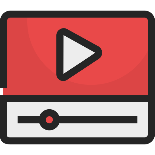 reproductor de video icono gratis