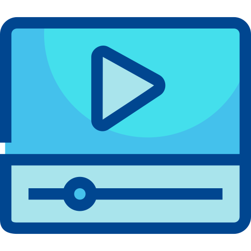 reproductor de video icono gratis