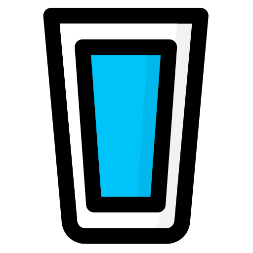 vaso de agua icono gratis