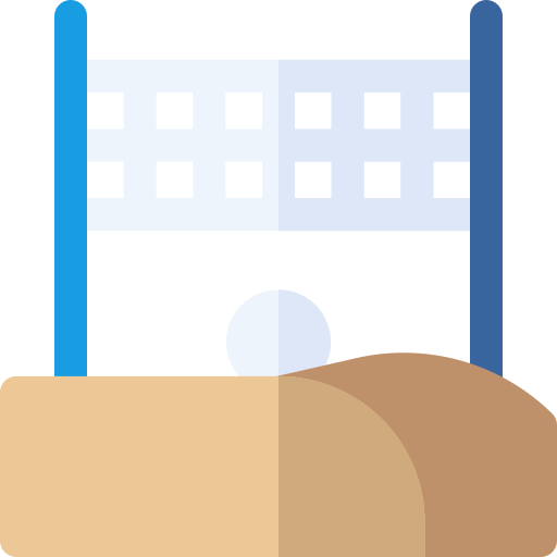 voleibol de playa icono gratis