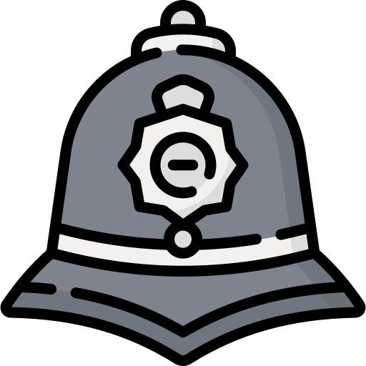 sombrero de policia icono gratis