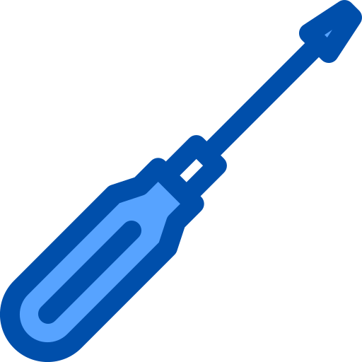 Screwdriver Generic Blue icon