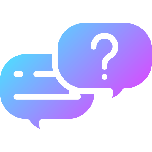 Question Generic Flat Gradient icon