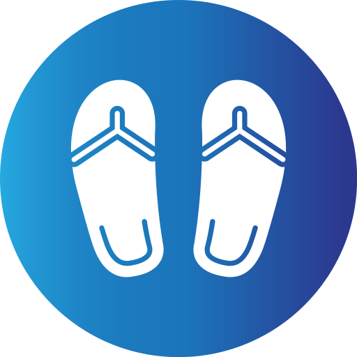 chanclas icono gratis