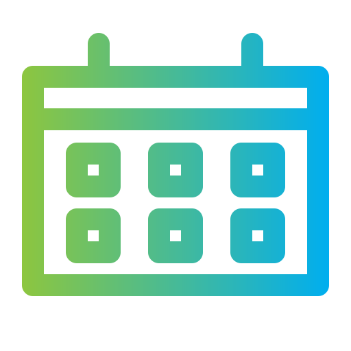 Calendar date Generic Gradient icon