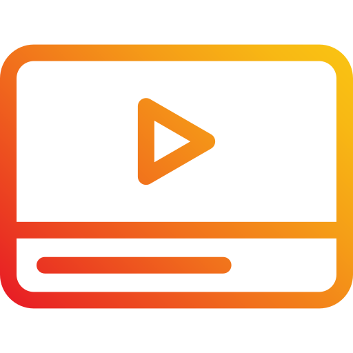 reproductor de video icono gratis