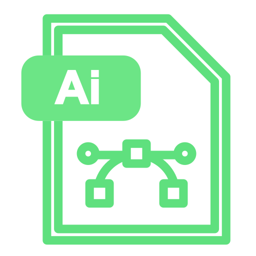 formato de archivo ai icono gratis