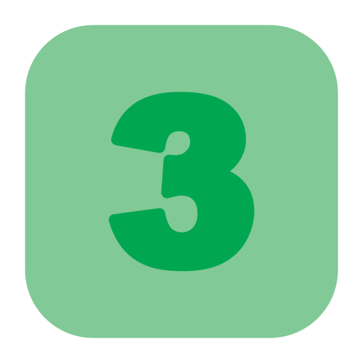 Three free icon Three free icon