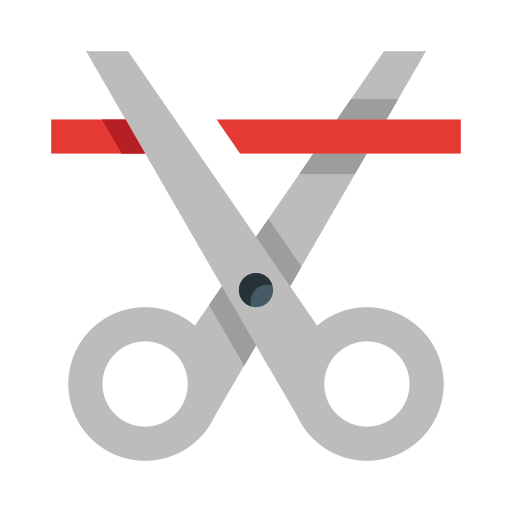 corte icono gratis
