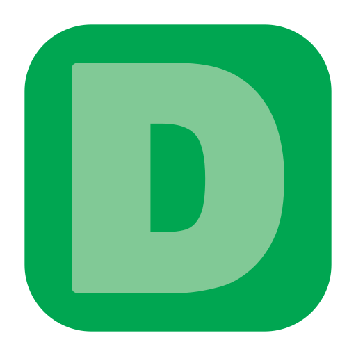 Letter d Generic Flat icon