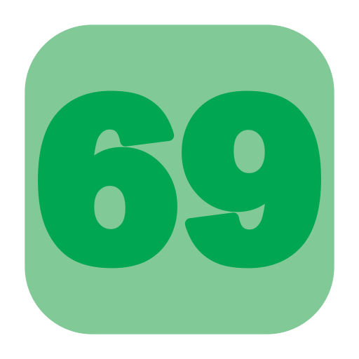 69 Icône gratuit 69 Icône gratuit