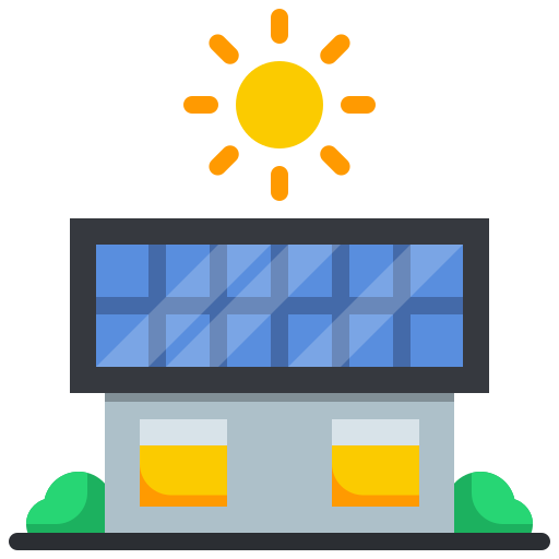 célula solar icono gratis