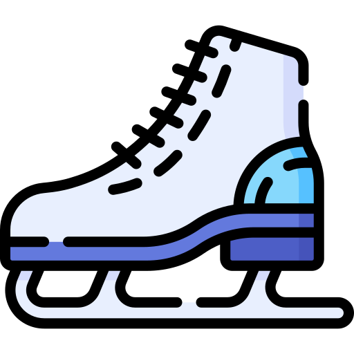 zapatos de patinaje sobre hielo icono gratis