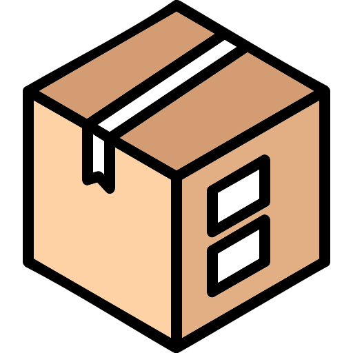 Box - Free shipping and delivery icons