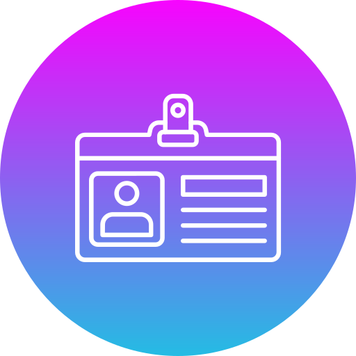 Id card Generic Flat Gradient icon