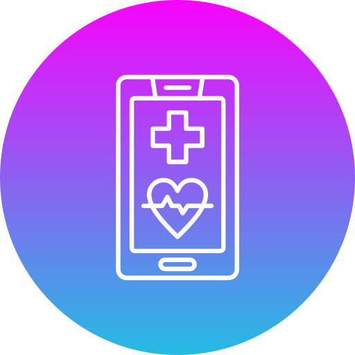 aplicación médica icono gratis