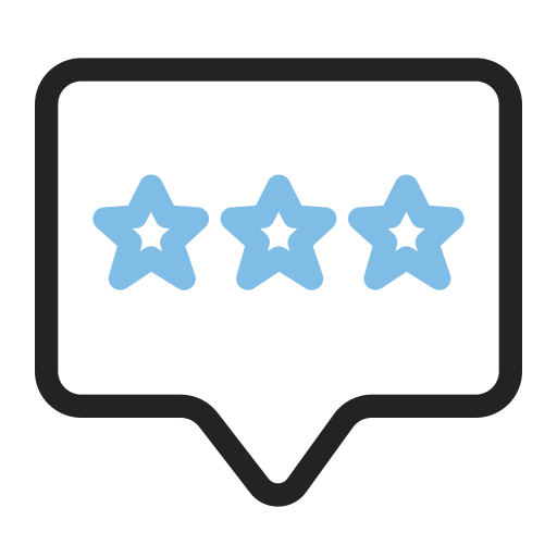 reseñas icono gratis