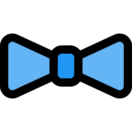 Bow tie Pixel Perfect Lineal Color icon