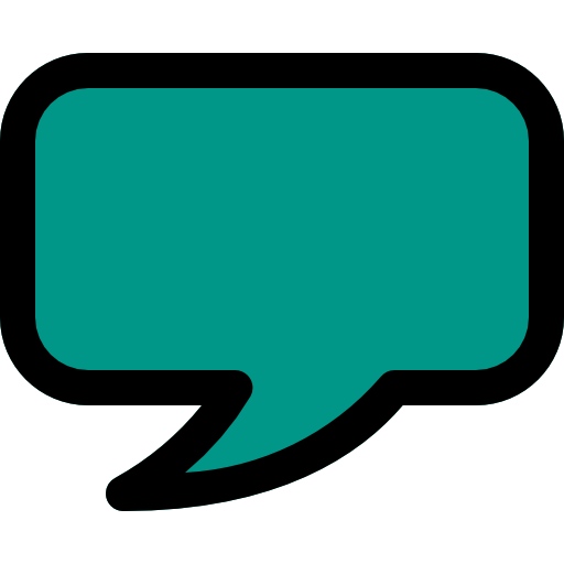 Speech bubble Pixel Perfect Lineal Color icon