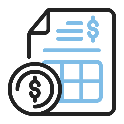 Financial report Generic Outline Color icon