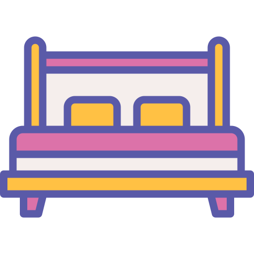 cama matrimonial icono gratis