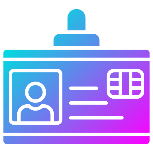 신분증 무료 아이콘