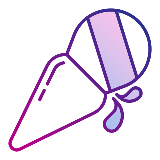 Ice cream cone Generic Lineal Color Gradient icon