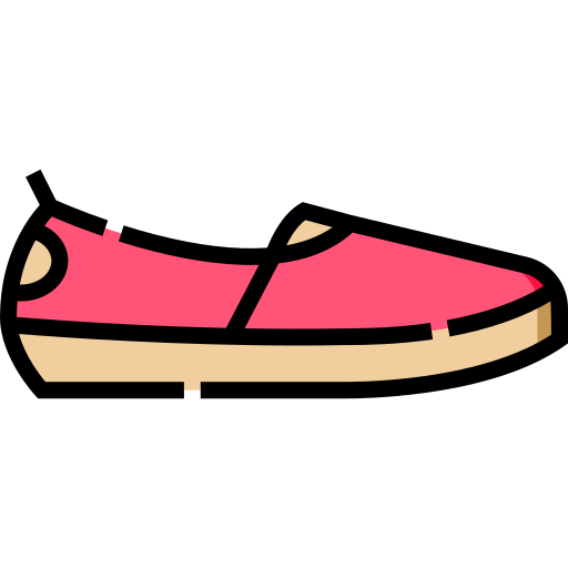 zapatos planos icono gratis