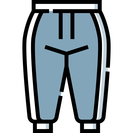 Training pants Detailed Straight Lineal color icon