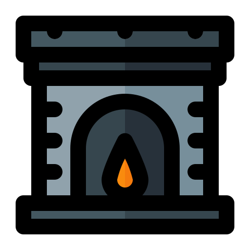 chimenea icono gratis