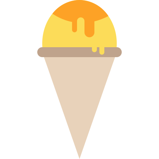 cucurucho de helado icono gratis