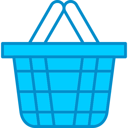 Shopping basket Generic Blue icon