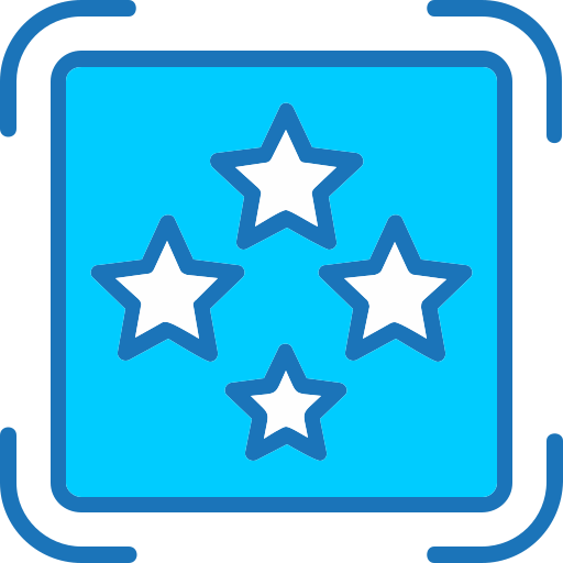 cuatro estrellas icono gratis