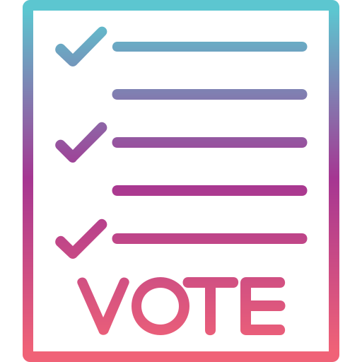 votación icono gratis