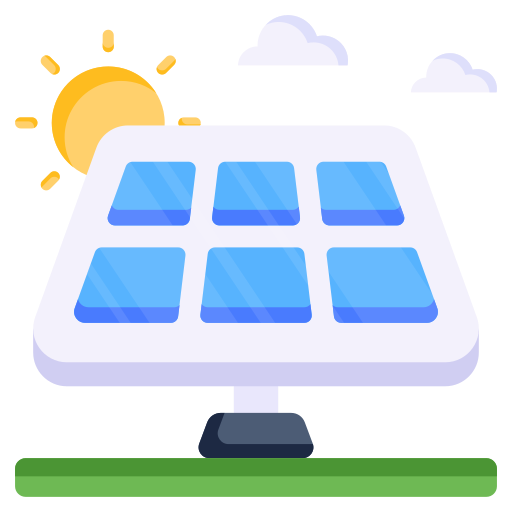 panel solar icono gratis