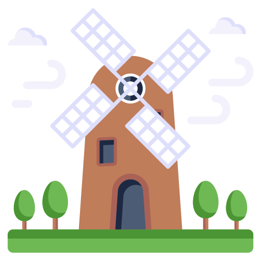 Windmill Generic Flat icon