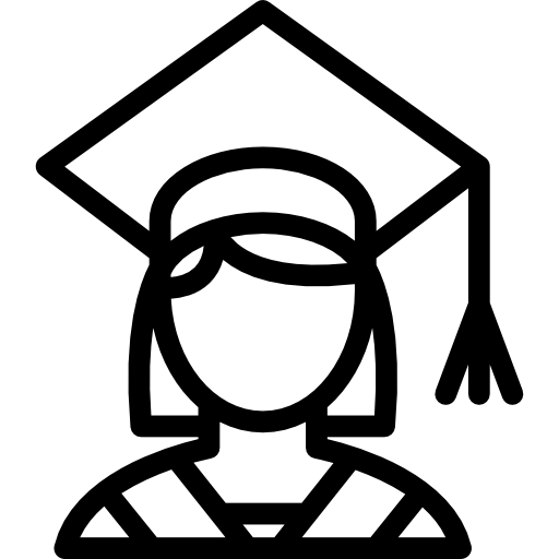 Girl Graduated - Free education icons