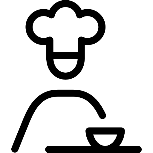 chef cocinando icono gratis