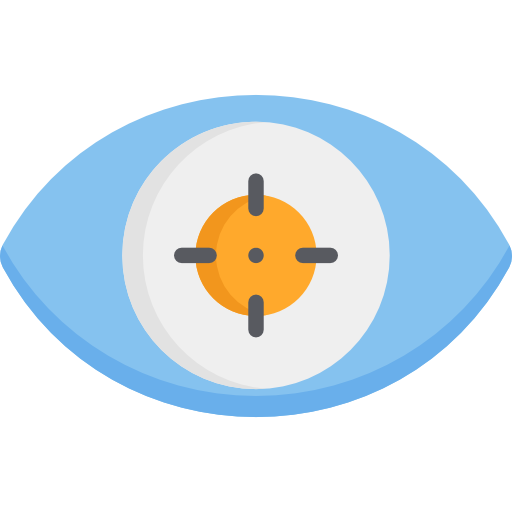 visión icono gratis