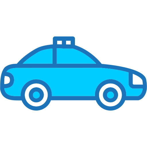 Police Car Generic Blue Icon