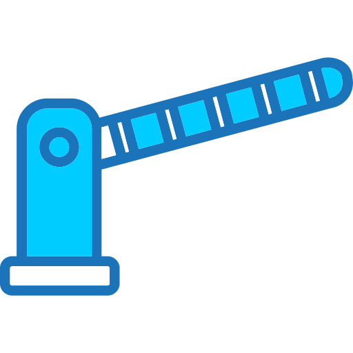 Parking barrier free icon