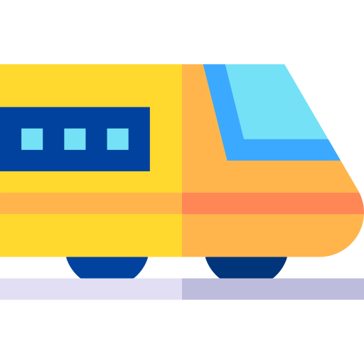 Train Basic Straight Flat icon