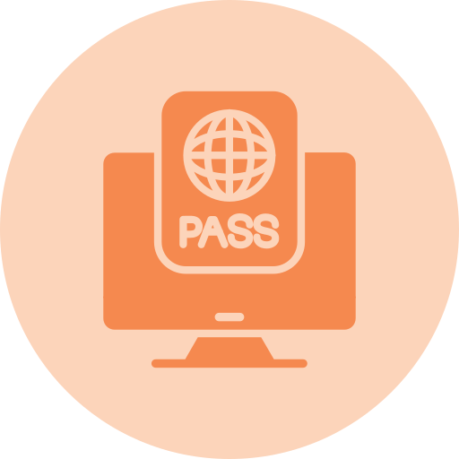 pasaporte icono gratis