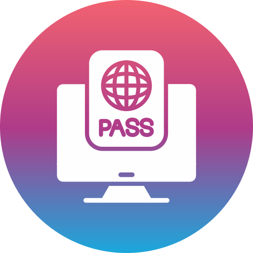 pasaporte icono gratis