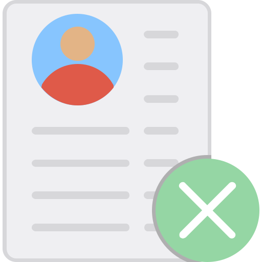 abgelehnt kostenlos Icon abgelehnt kostenlos Icon