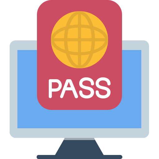 pasaporte icono gratis