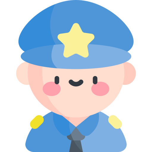 policía icono gratis