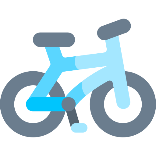 Bicycle Kawaii Flat icon