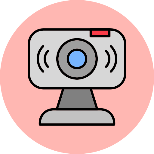 cámara web icono gratis